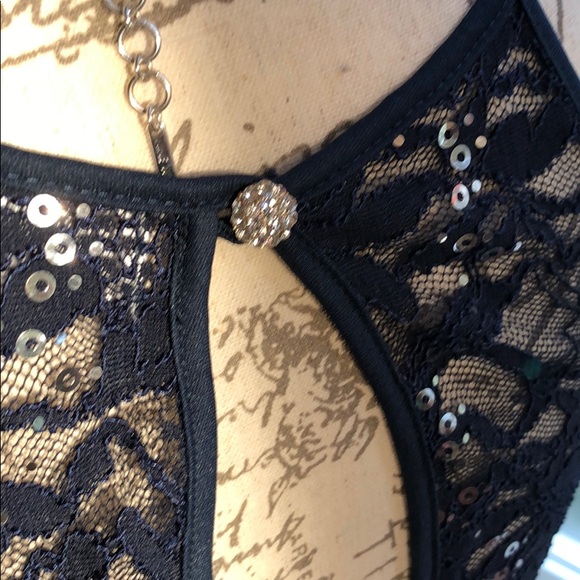 Blue and silver dress - Picture 4 of 5